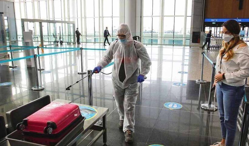 Turkey, airport amidst coronavirus pandemic