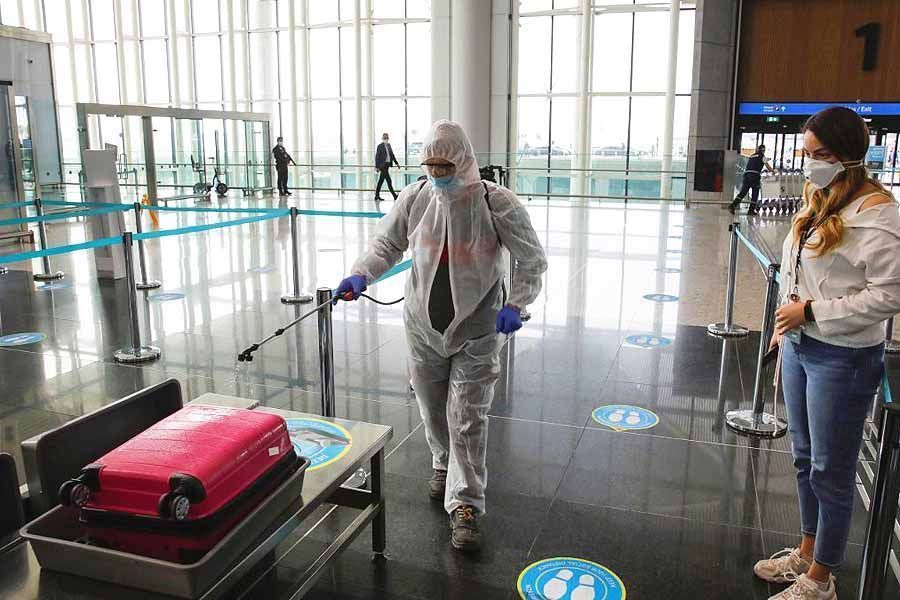 Turkey, airport amidst coronavirus pandemic