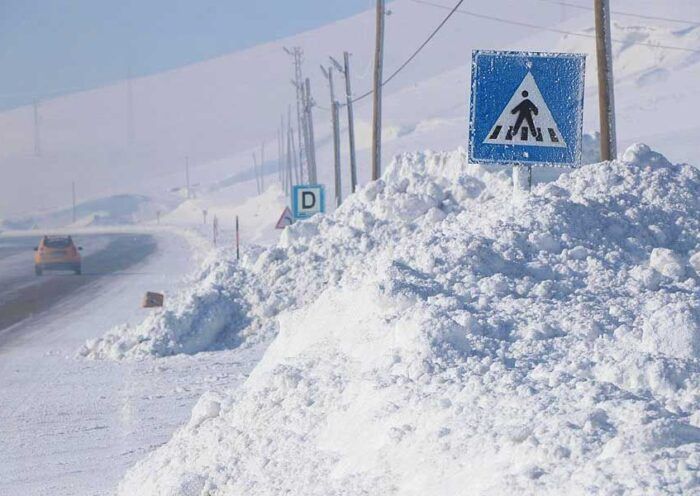 Turkey, temperatures below zero