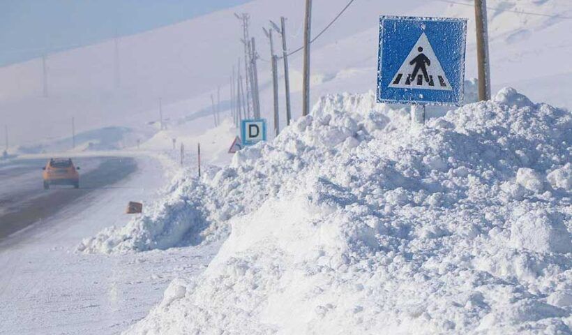 Turkey, temperatures below zero