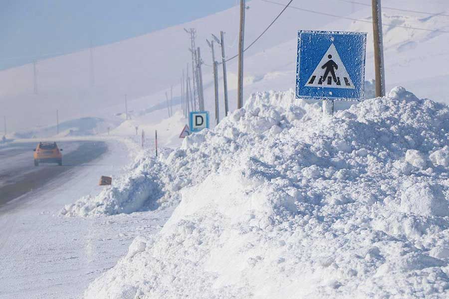 Turkey, temperatures below zero