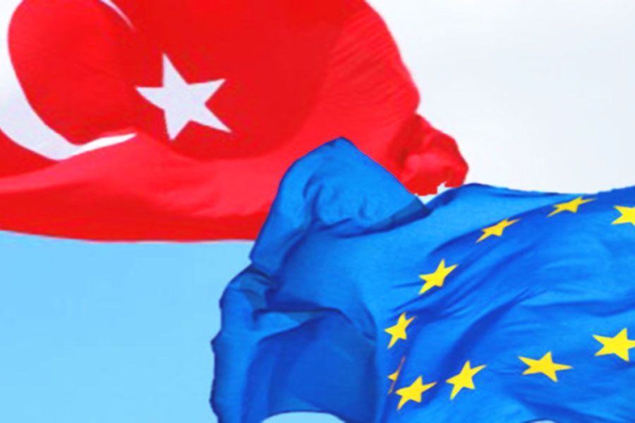 Turquía y la UE, banderas