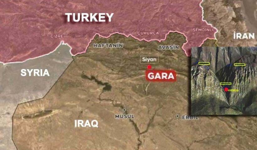 Iraq, location of the PKK cave where Turks were killed