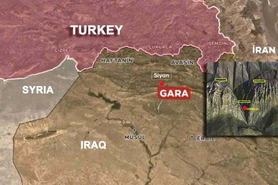 Iraq, location of the PKK cave where Turks were killed