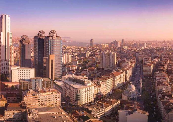 Istanbul, city buildings