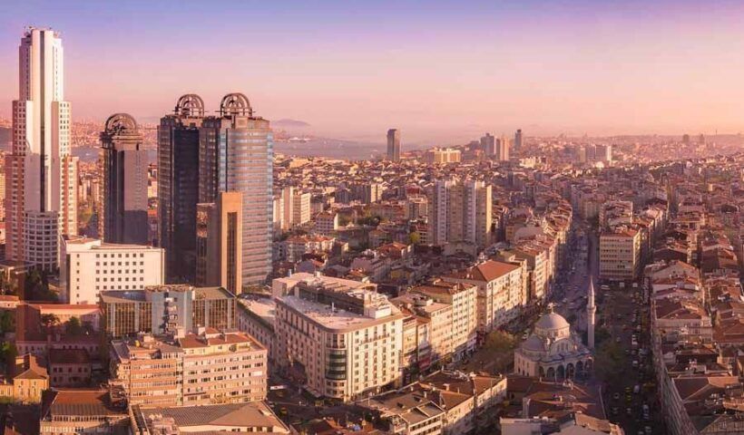 Istanbul, city buildings