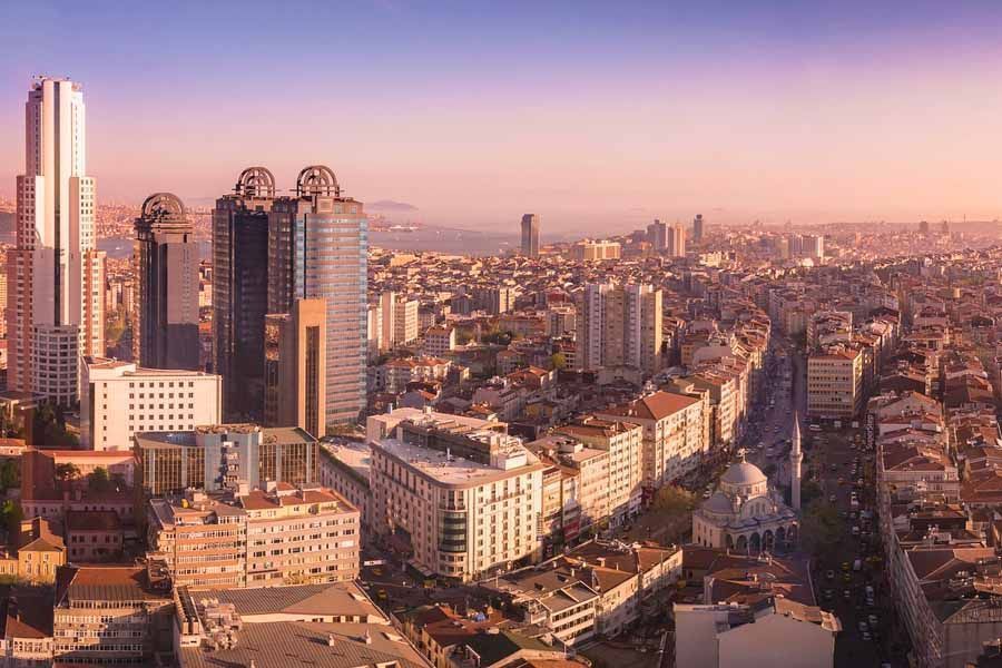 Istanbul, city buildings