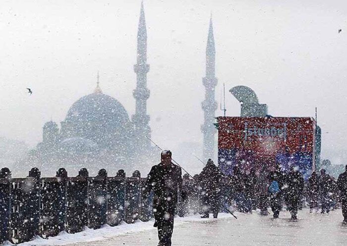 Istanbul, snowfall