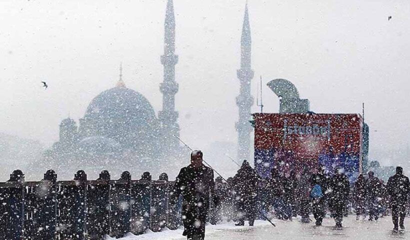 Istanbul, snowfall