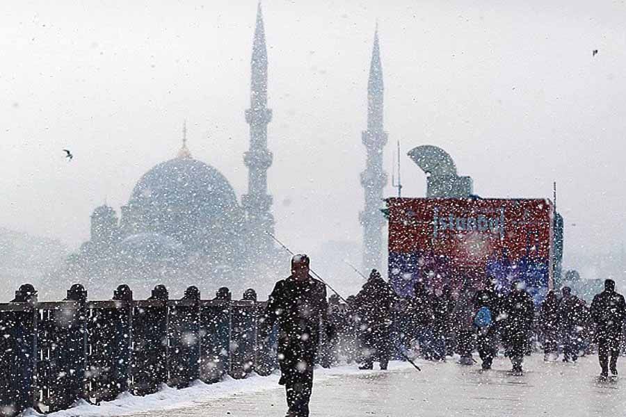 Istanbul, snowfall