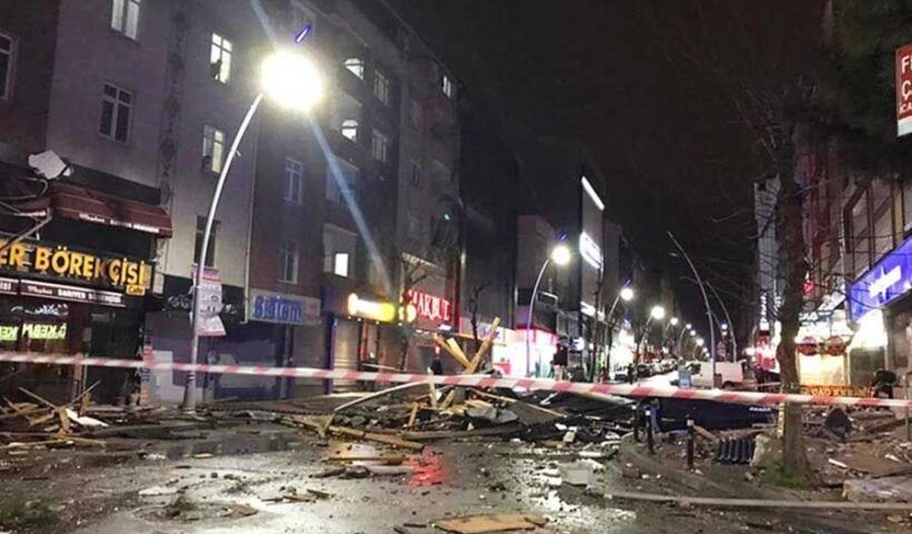 Istanbul, wind storm