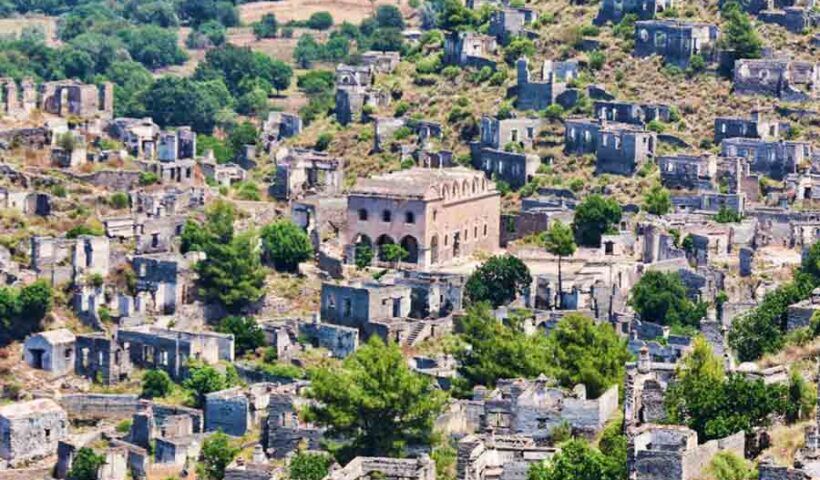 Turkey, ghost town of Kayaköy