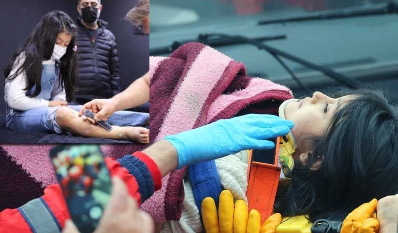 Turkey, little Azra walks again