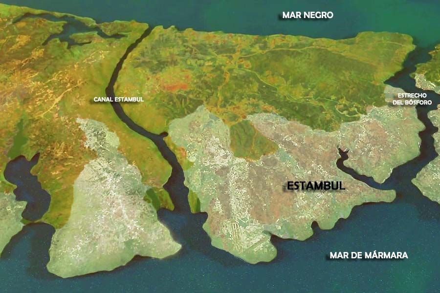 Turquía, proyecto Canal Estambul
