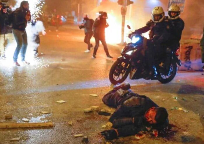 Greece, protest in Athens against police violence