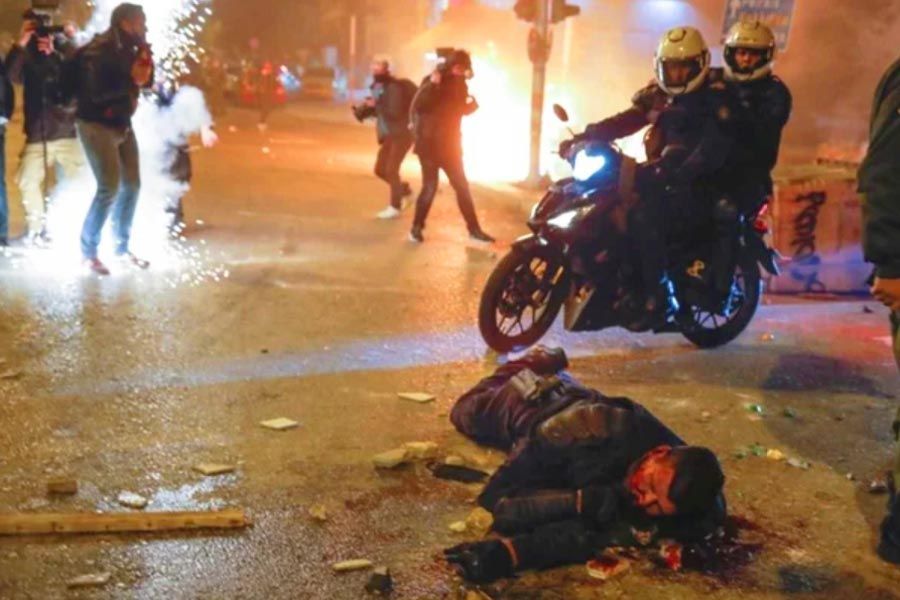 Greece, protest in Athens against police violence
