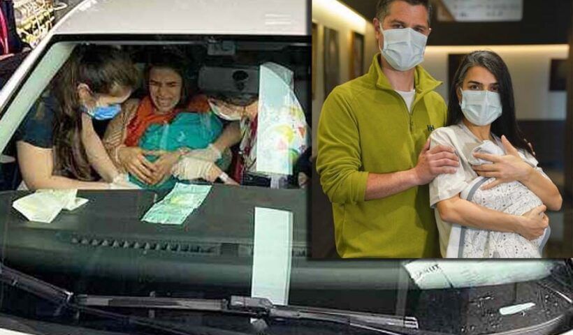 Istanbul, baby born in the Eurasia Tunnel