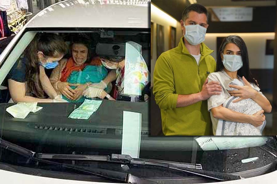 Istanbul, baby born in the Eurasia Tunnel