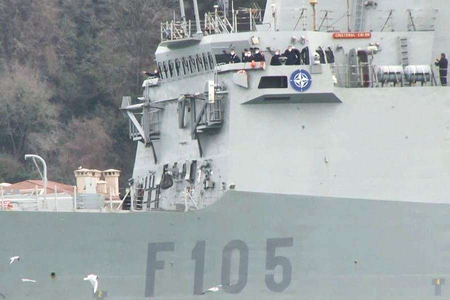 Istanbul, Spanish frigate Christopher Columbus