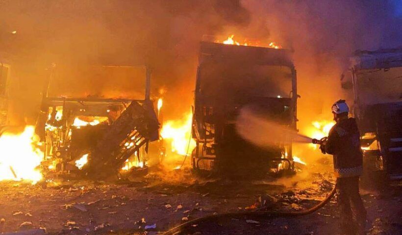 Syria, Russian bombings on Idlib
