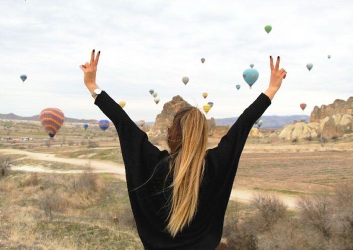 Turkey, balloons in Cappadocia
