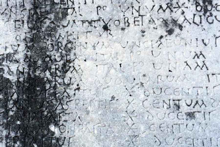Turkey, Latin inscriptions in the ruins of Stratonikeia