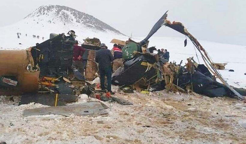 Turkey, military helicopter crashed