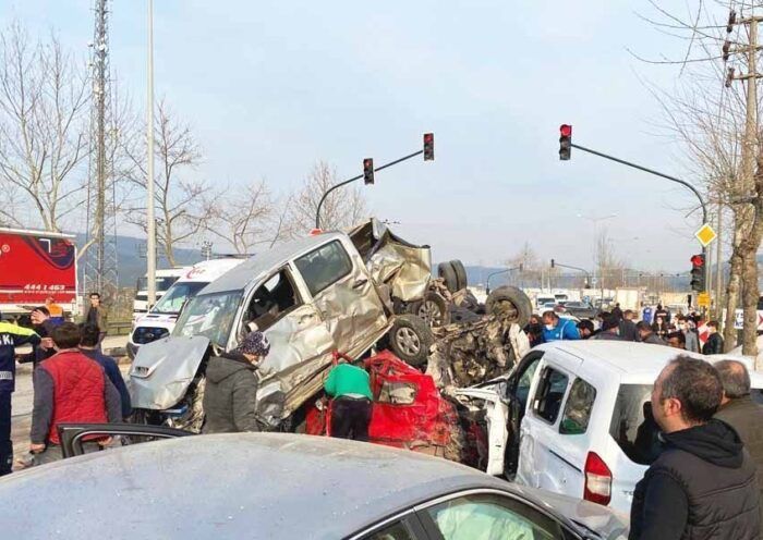 Turkey, multiple crash in Bursa