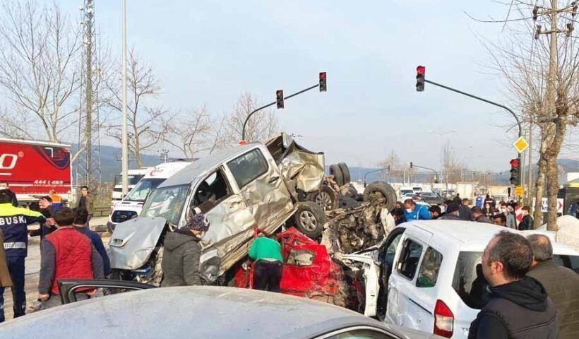 Turkey, multiple crash in Bursa