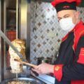 Turkey, restaurant offers salmon kebab
