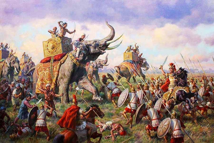 History: Alexander the Great at the Battle of Hydaspes, India
