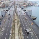 Istanbul, empty streets during curfew due to coronavirus