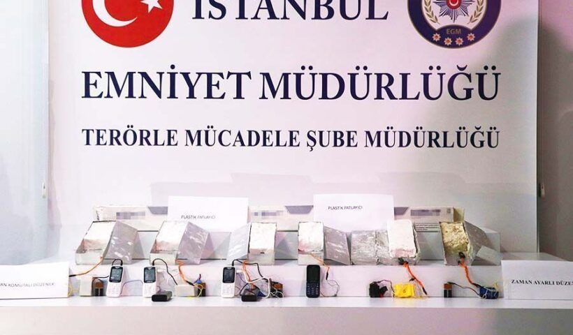 Istanbul police seized explosives belonging to PKK