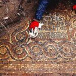 Turkey, Roman mosaics found in ancient monastery