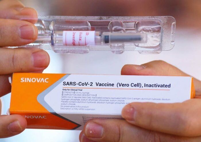 coronavirus vaccine by Chinese company Sinovac