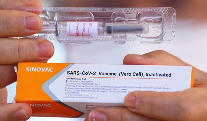coronavirus vaccine by Chinese company Sinovac