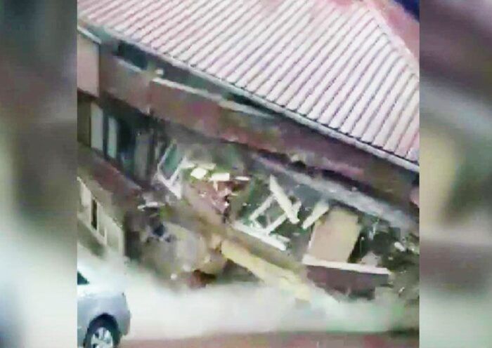 Istanbul, building collapses
