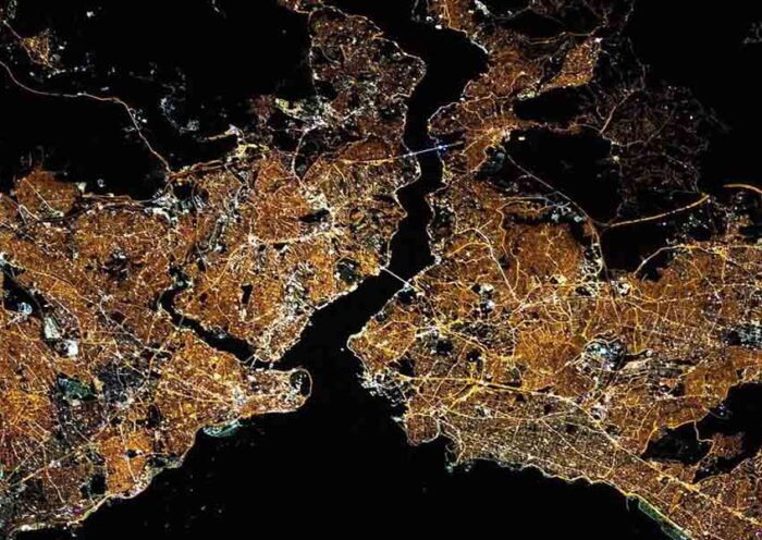 Istanbul, NASA photograph taken from space