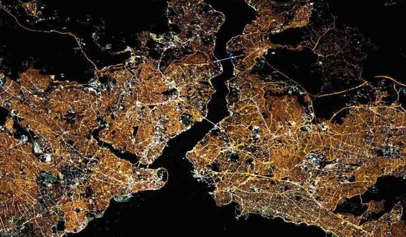 Istanbul, NASA photograph taken from space