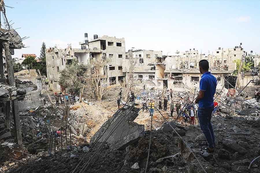 Palestina, destrucción de Gaza