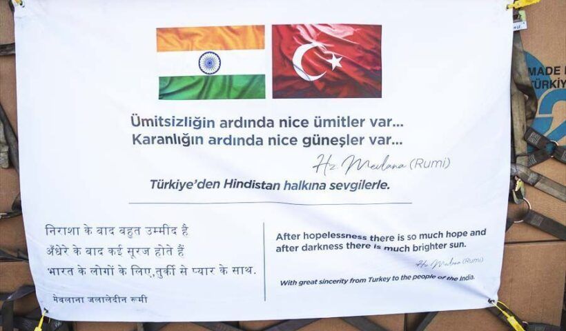 Turkey sends aid to India against coronavirus