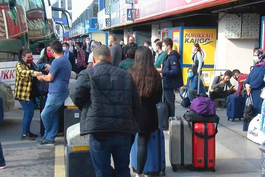 Turkey, bus stations at full capacity