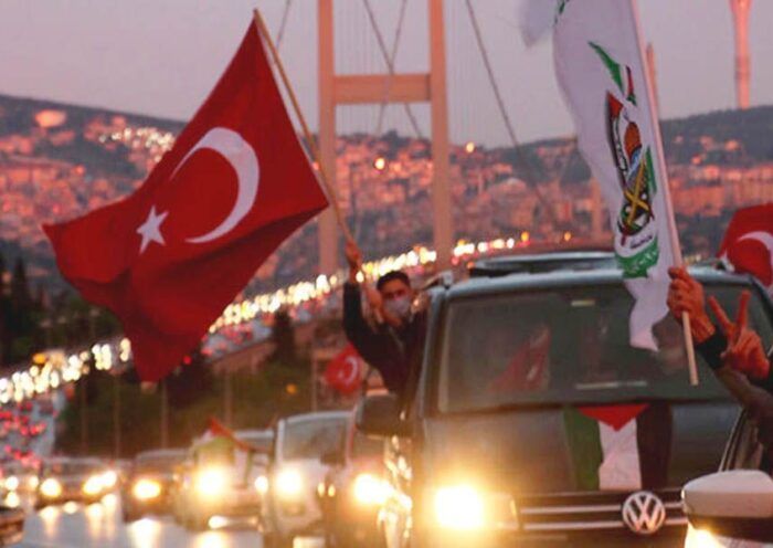 Turkey, drivers protest against bombings in Gaza