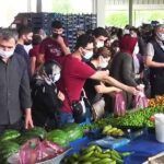 Turquía, mercado al aire libre durante el confinamiento