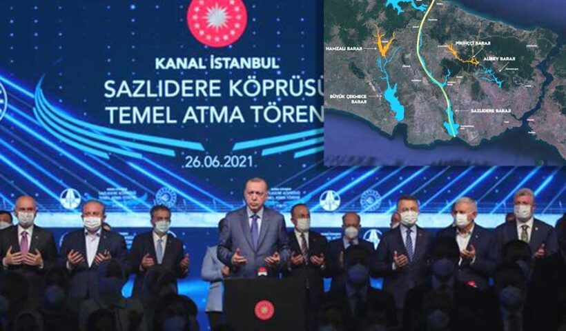 Erdoğan inaugurates construction of Istanbul Canal