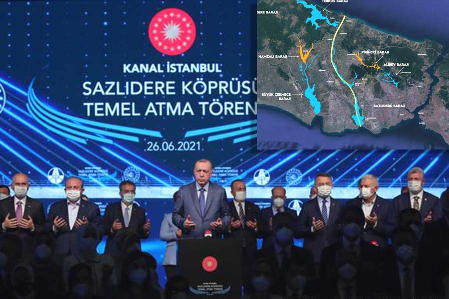 Erdoğan inaugurates construction of Istanbul Canal