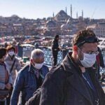 Istanbul, masks during coronavirus pandemic