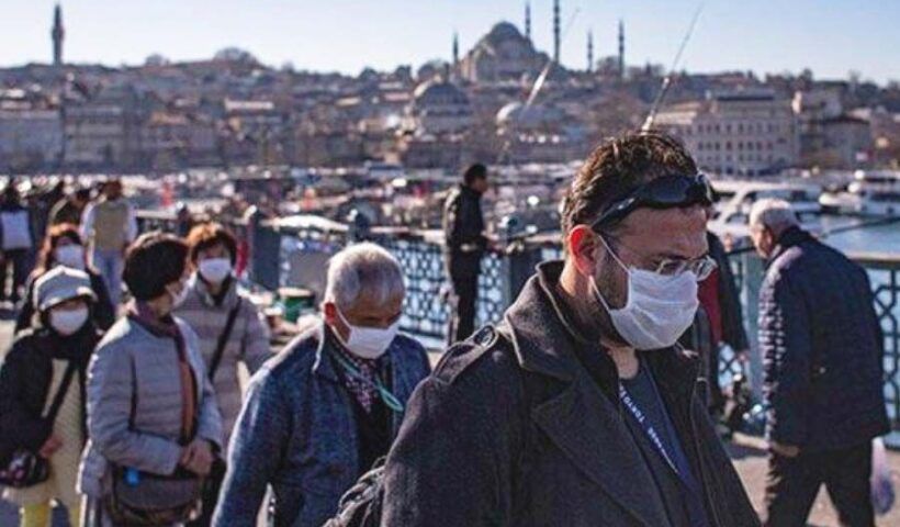Istanbul, masks during coronavirus pandemic