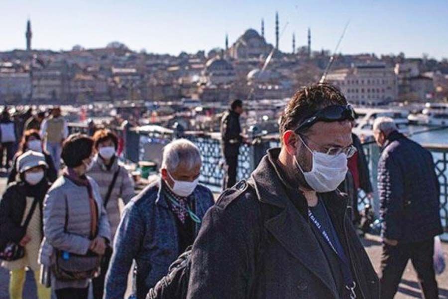 Istanbul, masks during coronavirus pandemic