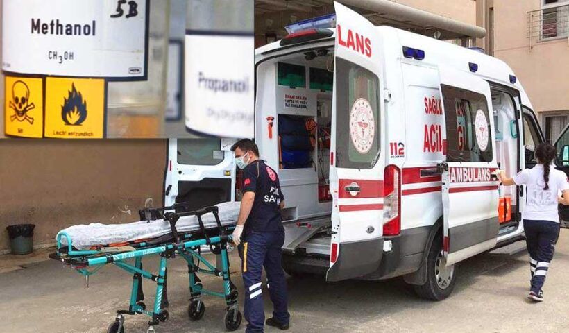 Turkey, deaths by bootleg alcohol consumption